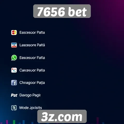 Métodos de pagamento disponíveis no 7656 bet